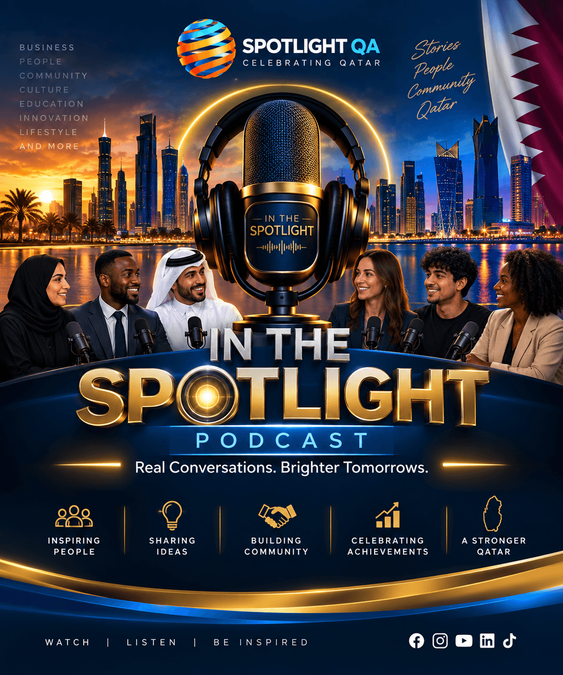 In the Spotlight Podcast — Spotlight-Qa original conversations